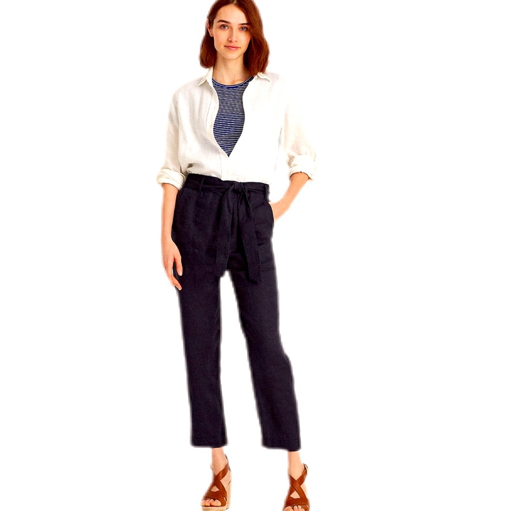 LAUREN, Ralph Lauren Linen Hight Rise Pant